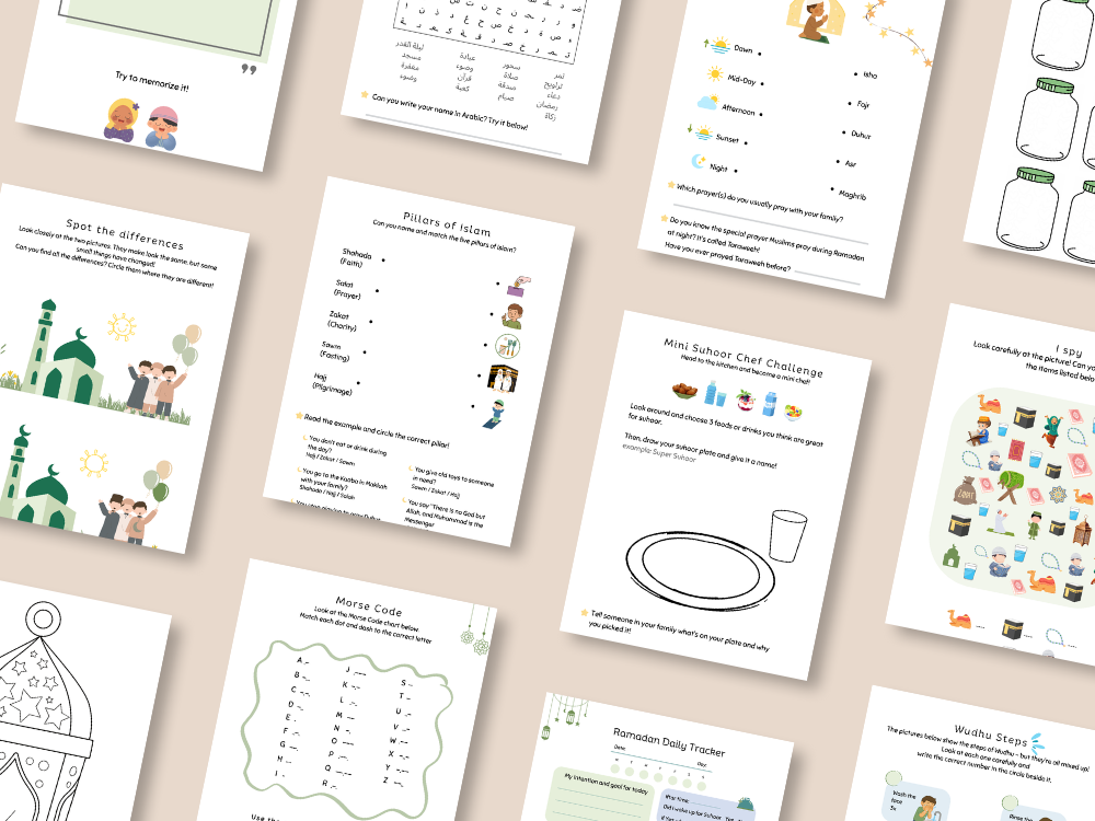 Ramadan Journal for Kids - English