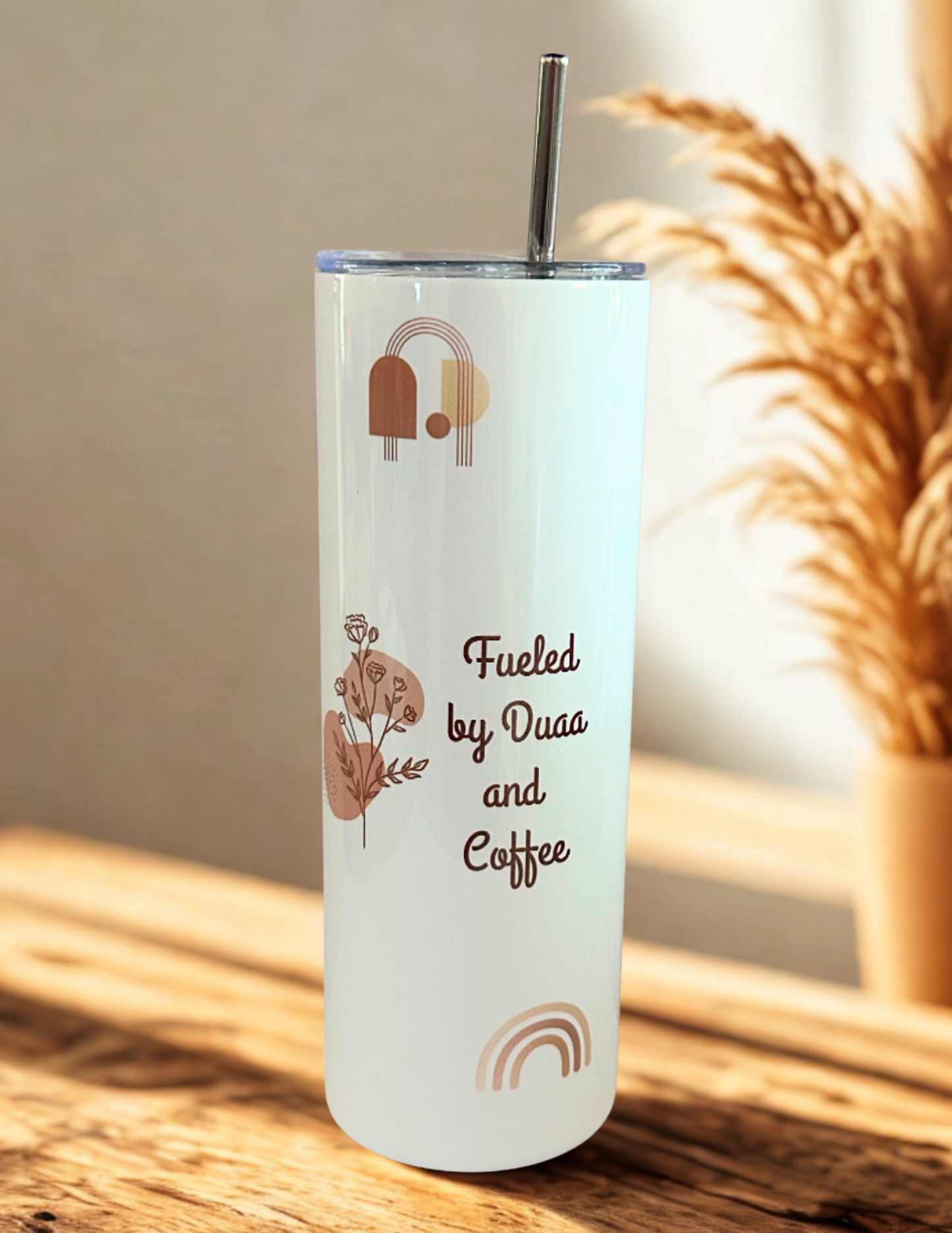Fueled by Duaa & Coffee Tumbler - 20 oz
