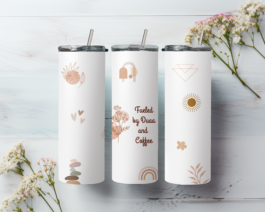 Fueled by Duaa & Coffee Tumbler - 20 oz