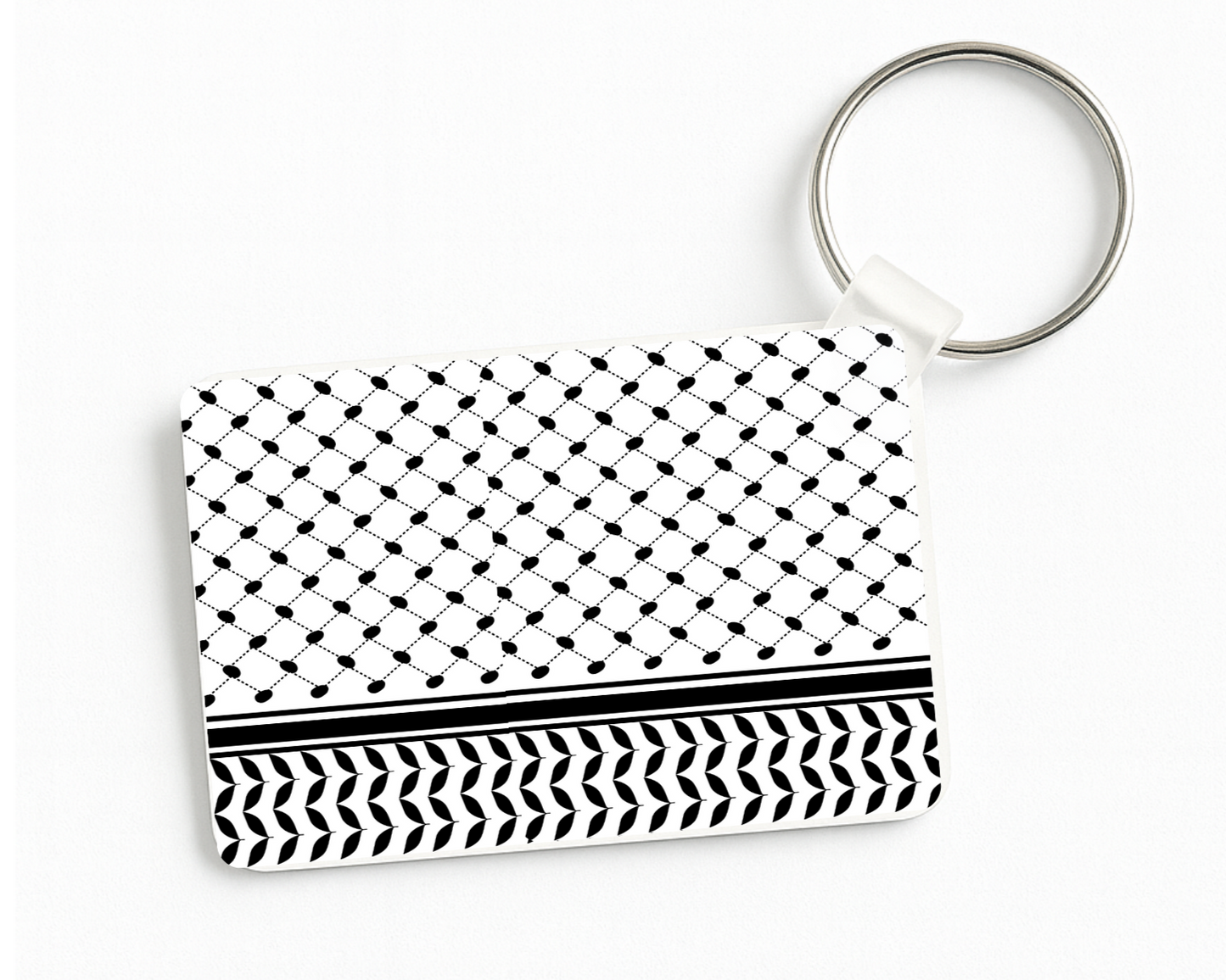 Keffiyeh Pattern Keychain