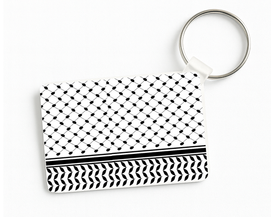 Keffiyeh Pattern Keychain