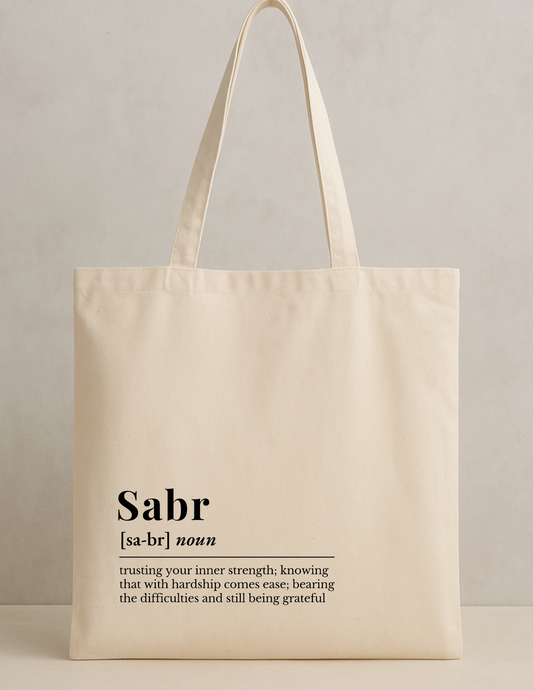 Sabr Tote Bag