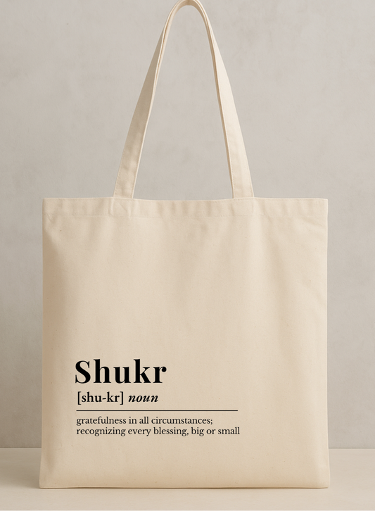 Shukr Tote Bag